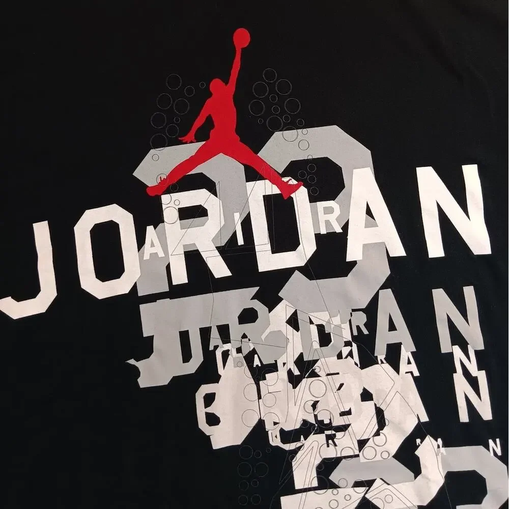 Nike Air Jordan Vintage Tee Mens XXL Black Take Flight 23 Jumpman Basketball‎